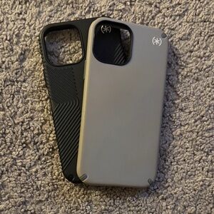 Speck Dual-Tone Black and Gray Phone Cases